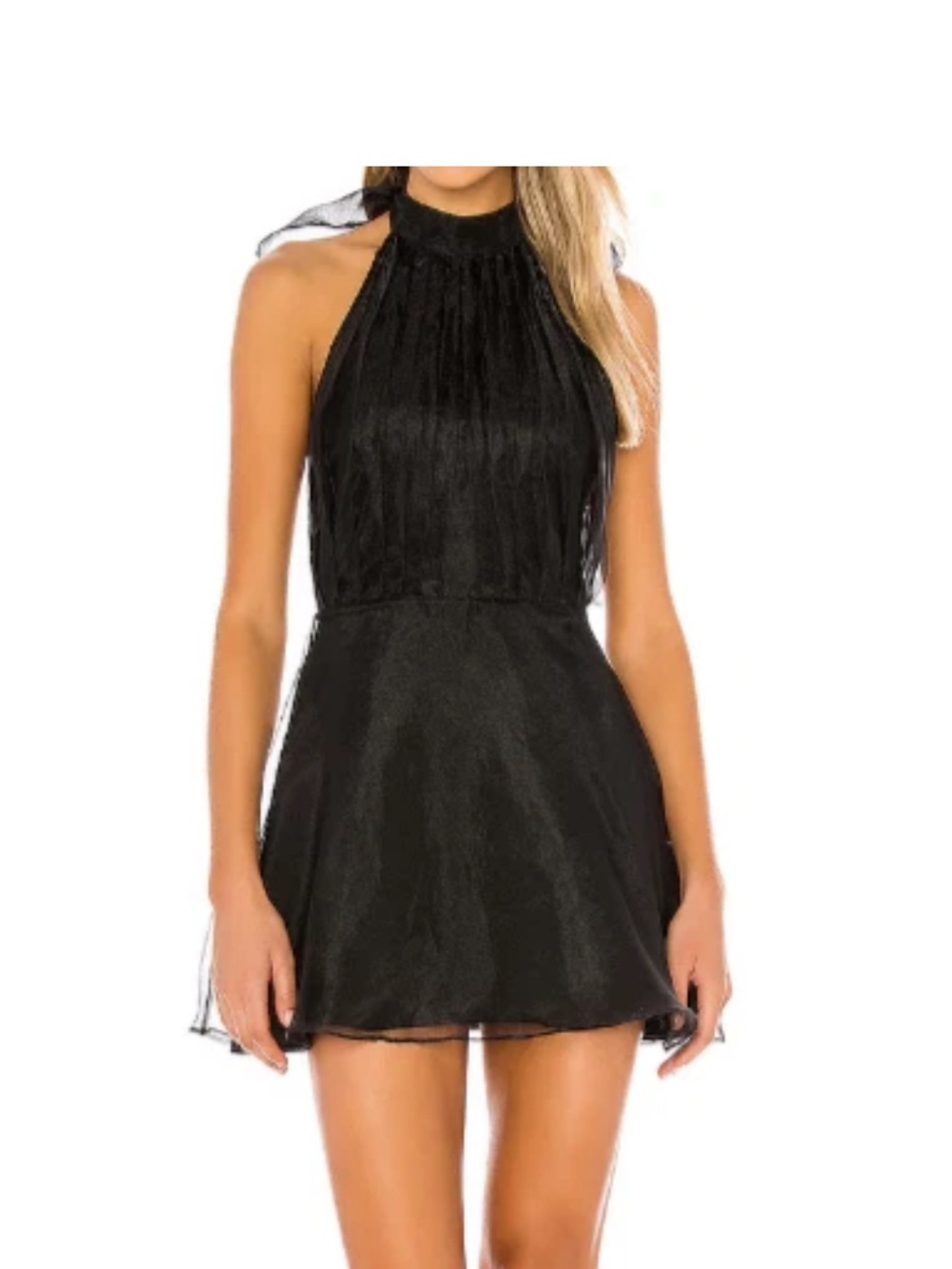 Lovers & Friends HEARTBREAKER Halter DRESS Organza
